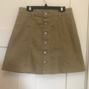 Jessica Simpson button front skirt